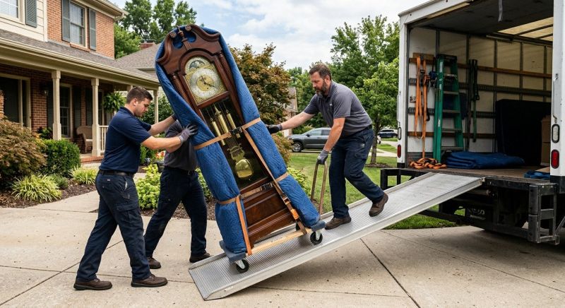 Grandfather Clock Moving in Hickory, NC